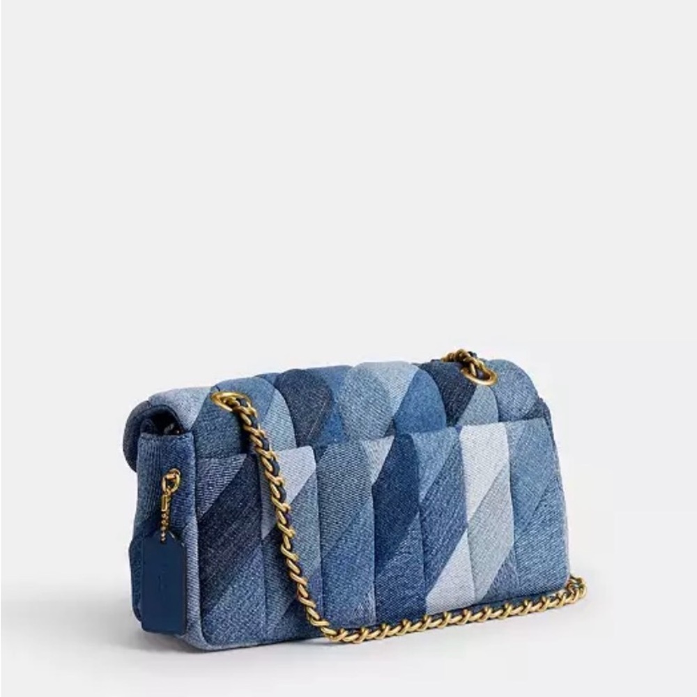 Coach Quilt Denim Tabby 20 bag new with tags and dustbag - Picture 8 of 12